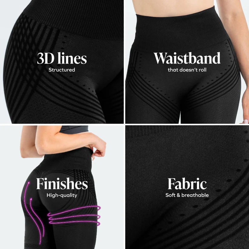 3D Legging | Black